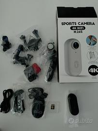 Mini Action Camera 4K, Body Cam WIFI Magnetica