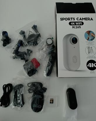 Mini Action Camera 4K, Body Cam WIFI Magnetica