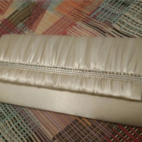 Pochette color bianco perla