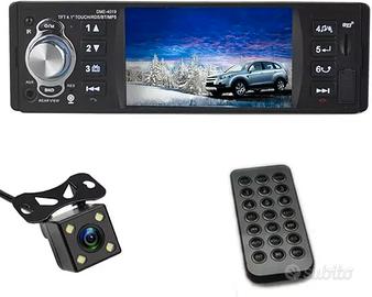 AUTORADIO BLUETOOTH 1 DIN CON SCHERMO DA 4.1"