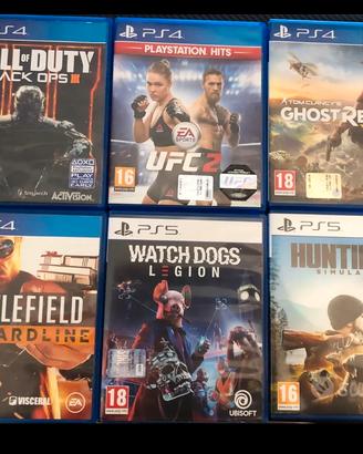 Giochi ps4 e ps5