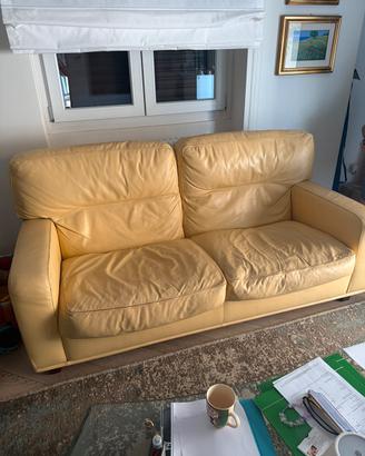 Divano in pelle Frau