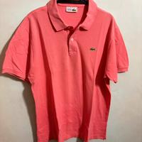 Polo lacoste corallo uomo