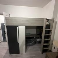 Letto a soppalco gaming