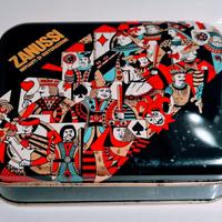 Modiano - box in latta vintage con carte da bridge
