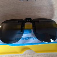 clip occhiali da vista/sole