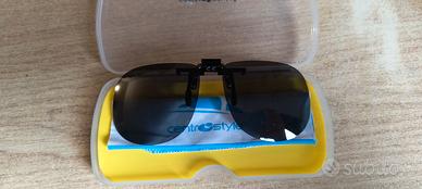 clip occhiali da vista/sole