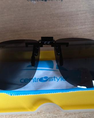 clip occhiali da vista/sole