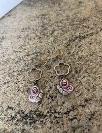 Orecchini pendenti THUN con farfalla