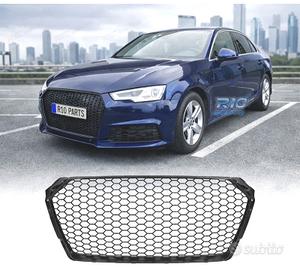 GRIGLIA AUDI A4 B9 15-19 LOOK RS NERO OPACO