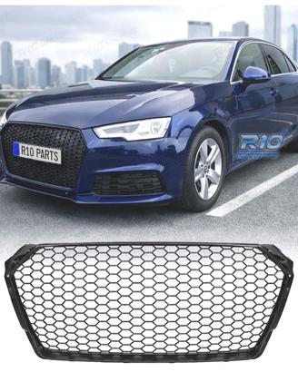 GRIGLIA AUDI A4 B9 15-19 LOOK RS NERO OPACO