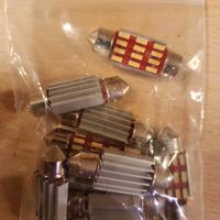 10 Lampadine led siluro 36mm