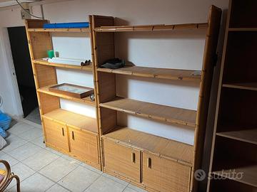 2 librerie in vimini