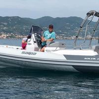 Salpa Soleil 23 motore Mercury V6 200 cv, carrell