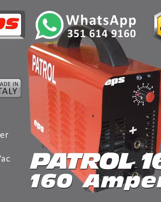 Saldatrice Inverter Patrol 160  Ampere EPS