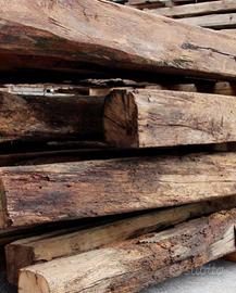 Travi antichi in legno di Rovere