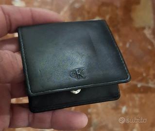 CK - Portamonete spiccioli in pelle Calvin Klein