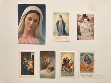 Stock lotto 7 santini Madonna Maria vintage misti