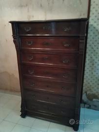 Antica cassettiera primi 900