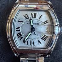 Cartier Roadster 2510 Automatic Silver Roman Dial