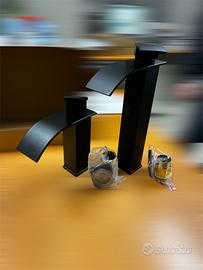 Coppia rubinetti cucina nero