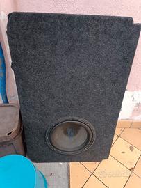 sub alpine doppia bobina con scatola Opel corsa D