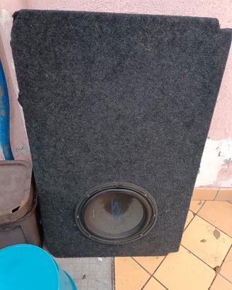 sub alpine doppia bobina con scatola Opel corsa D