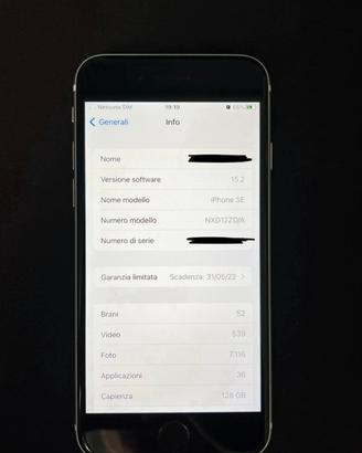 iphone SE white 128GB 2020