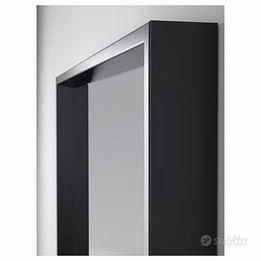 Specchio Quadrato IKEA NISSEDA nero/marrone scuro