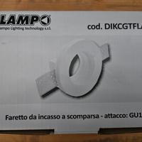 Faretto da incasso in gesso flat