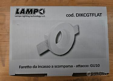 Faretto da incasso in gesso flat