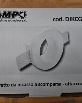 Faretto da incasso in gesso flat
