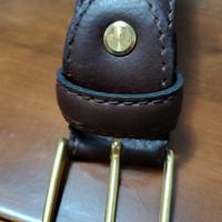 Cintura uomo donna marrone pelle 