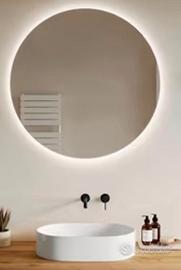 Specchio tondo retroilluminato