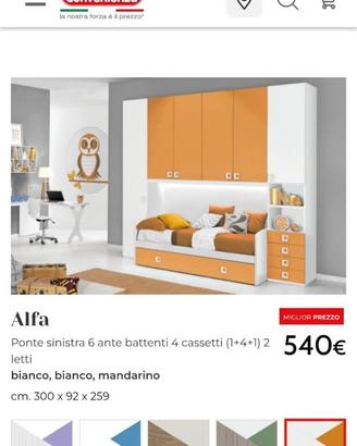 Armadio a ponte
