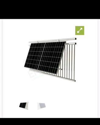 EASY SOLAR STAFFA DA BALCONE IN ALLUMINIO PER PANN