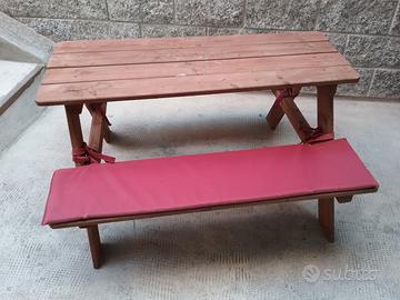 Panca da picnic per bambini