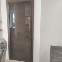 Porta Albed Prima vetro bronzo acidato