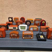 Radio epoca modellini in miniatura lotto 20 pezzi 