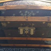 PIRATI - BAULE LEGNO,LAMINA FERRO E CUOIO fine 800