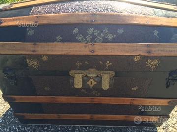 PIRATI - BAULE LEGNO,LAMINA FERRO E CUOIO fine 800