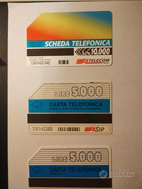 carte telefoniche usate 