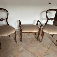 sedie e seduta luigi xvi