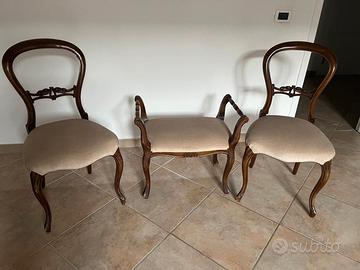 sedie e seduta luigi xvi