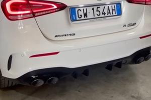 Mercedes class A 45s AMG downpipe centralina 509cv