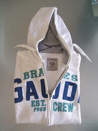 Felpa cappuccio Gaudi mezzo tempo 100%Cot taglia M