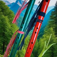 Flauta nativa americana - Scala Do