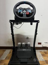 🎮Logitech G29 + pedaliera + stand VEVOR