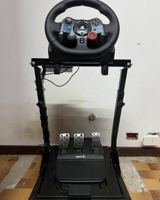 🎮Logitech G29 + pedaliera + stand VEVOR