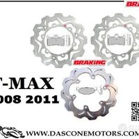 Kit dischi e pastiglie Tmax Braking 2008 2011